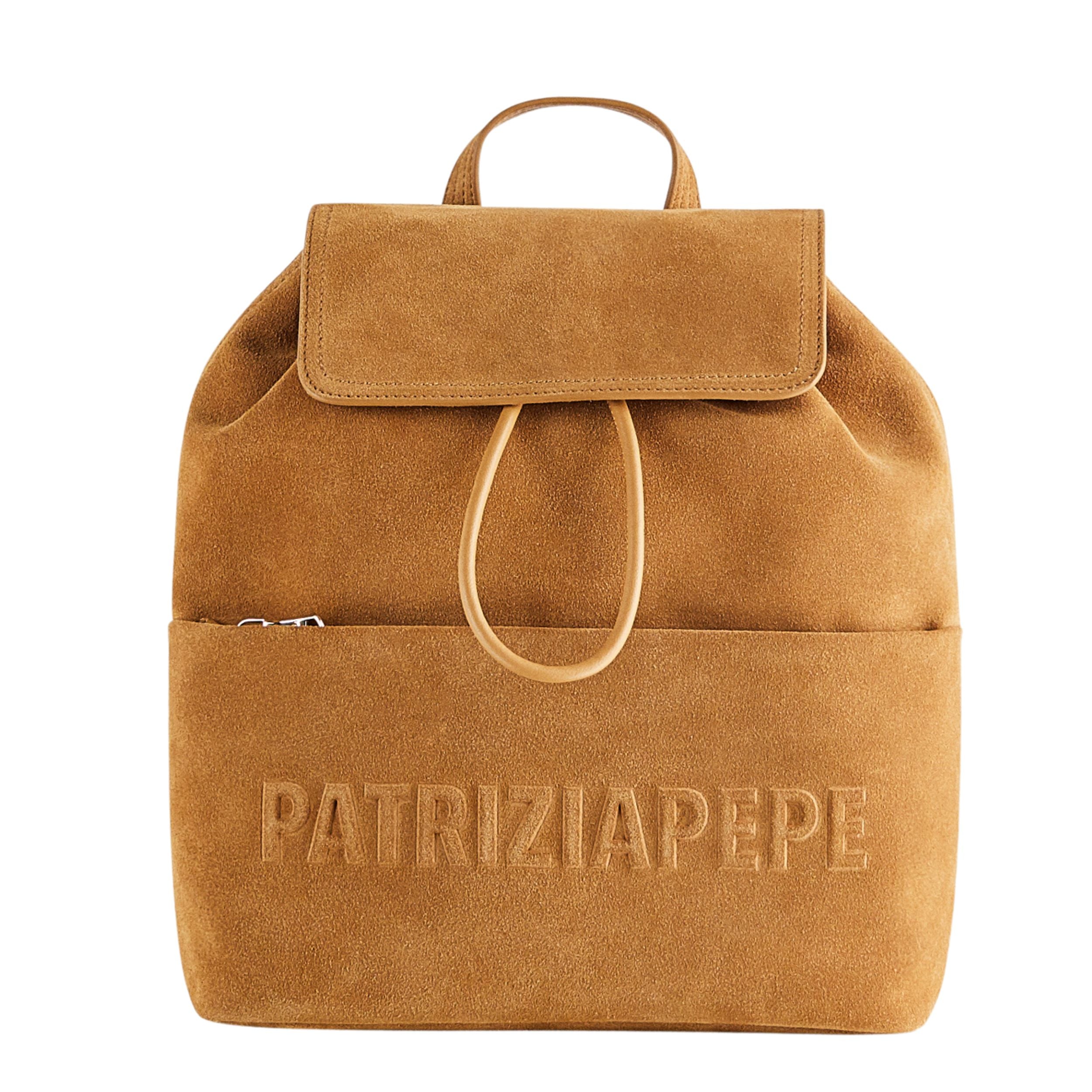 Patrizia Pepe Zainetto Borsa in Pelle Marrone Natural Donna 8B0264