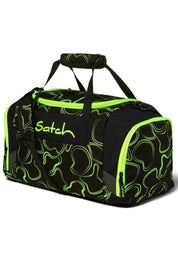 Satch Borsone Sportivo 25 Litri Nero Verde Bambino Unisex