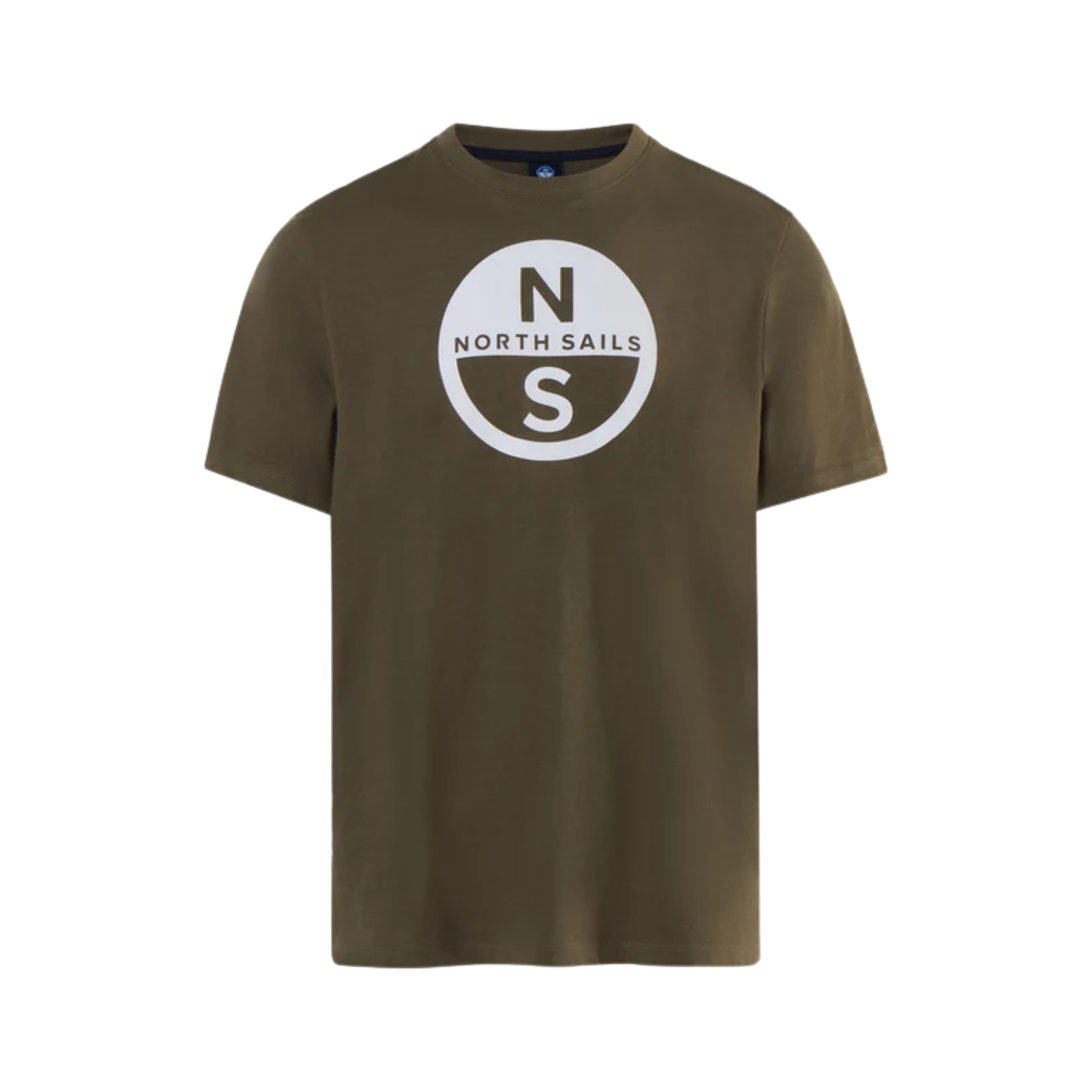 North Sails T-shirt maglia maglietta 692972 BASIC Big Logo 0441 olive