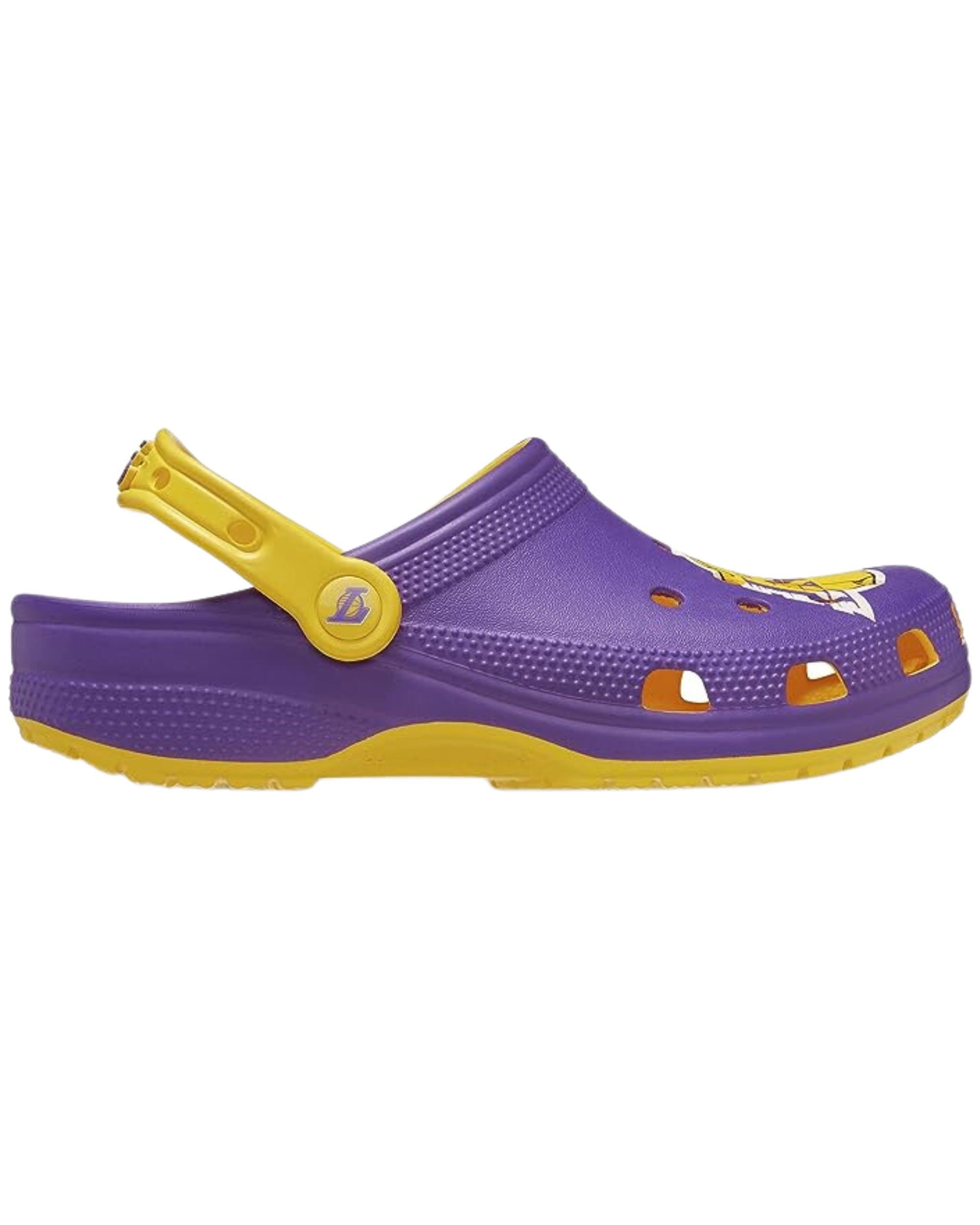 Crocs Clogs Special Print Los Angeles Lakers Yellow