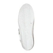 2Star Scarpe Sneakers Made in Italy artigianali One Star Pelle con Glitter Argento Blu 5108