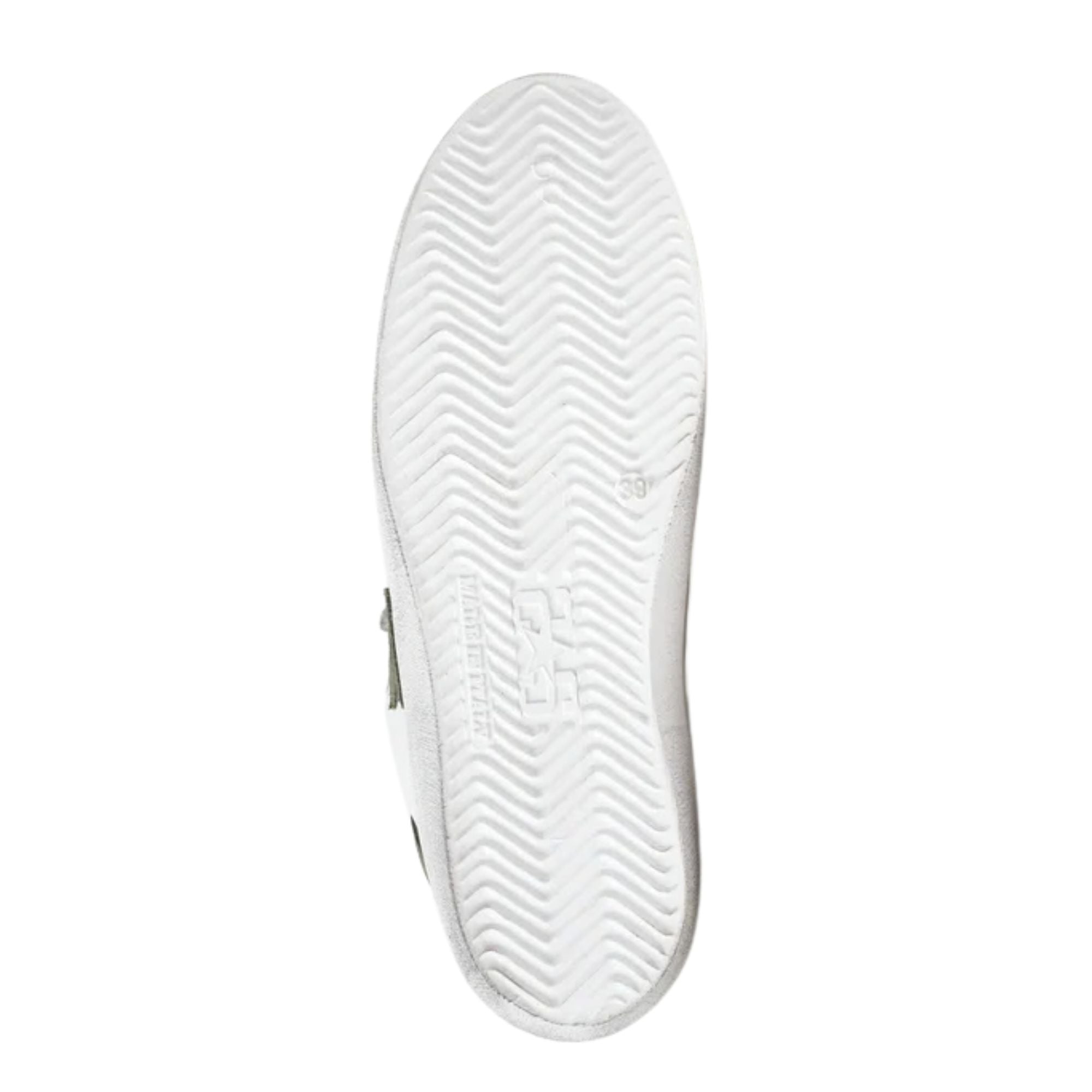 2Star Scarpe Sneakers Made in Italy artigianali One Star Pelle con Glitter Argento Blu 5108