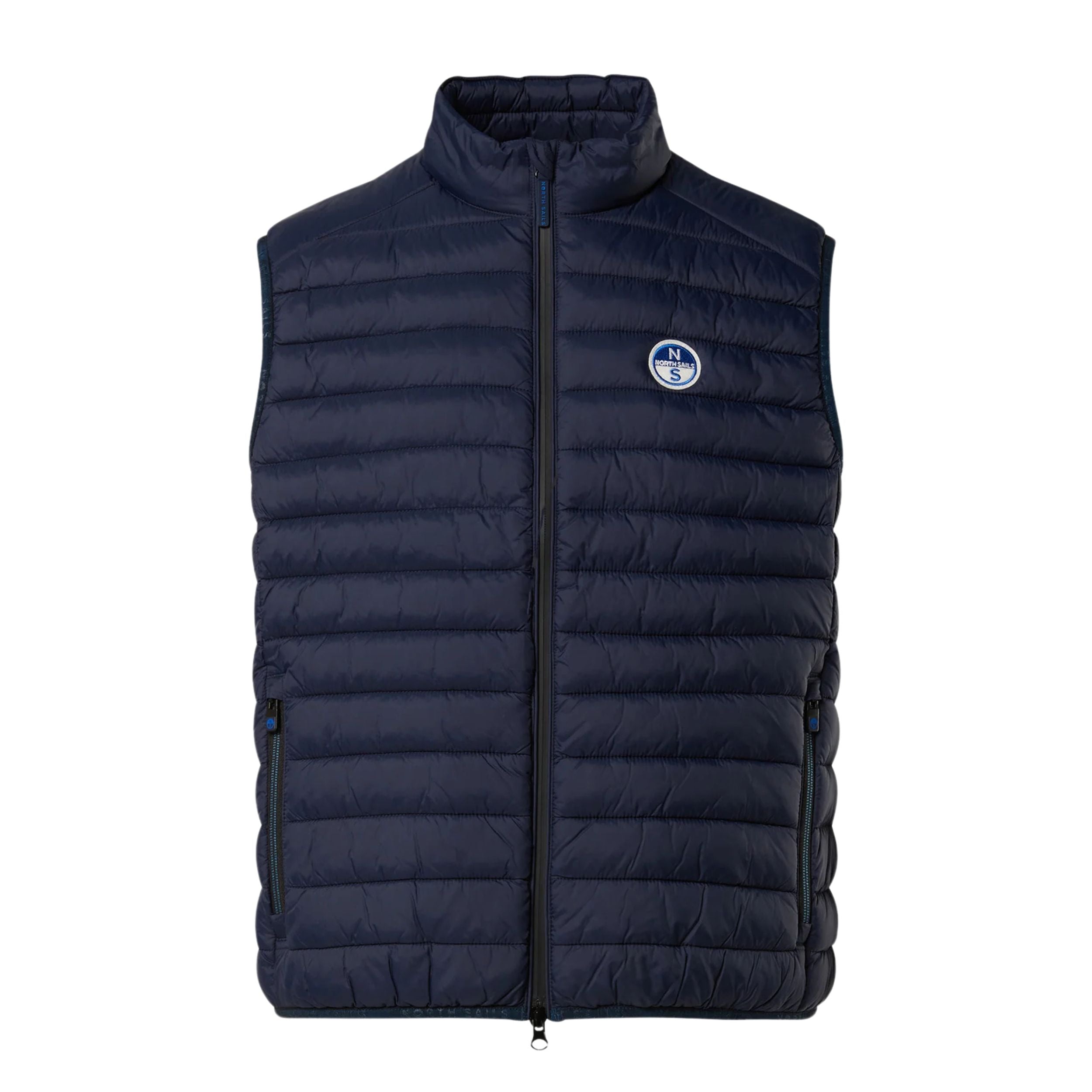 North Sails smanicato vest giubbino piumino leggero gilet zephyr antivento acqua 603347-0802