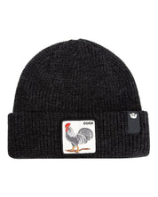 Goorin Bros. Cuffia Beanie 'The Classic Rooster' in Misto Acrilico Nero Unisex