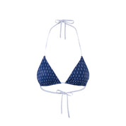 North Sails Top Bikini triangolo beachwear donna 078057 C003 blu lycra