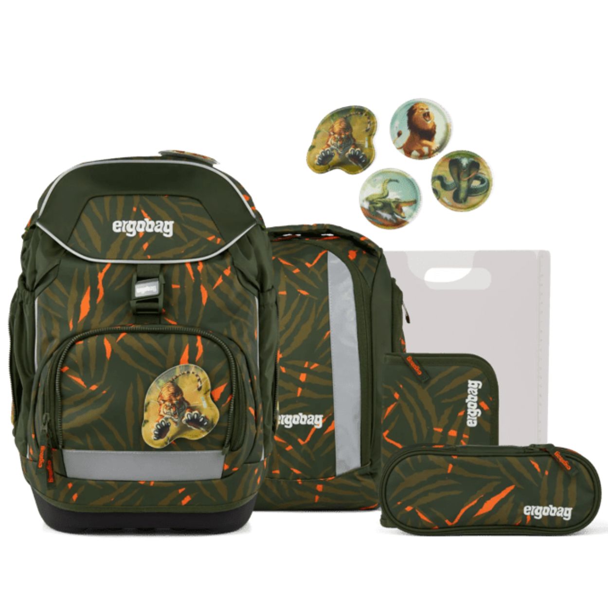 Ergobag PACK SET zaino portapenne Ergonomico Eco Resistente Acqua Sporco Exbear