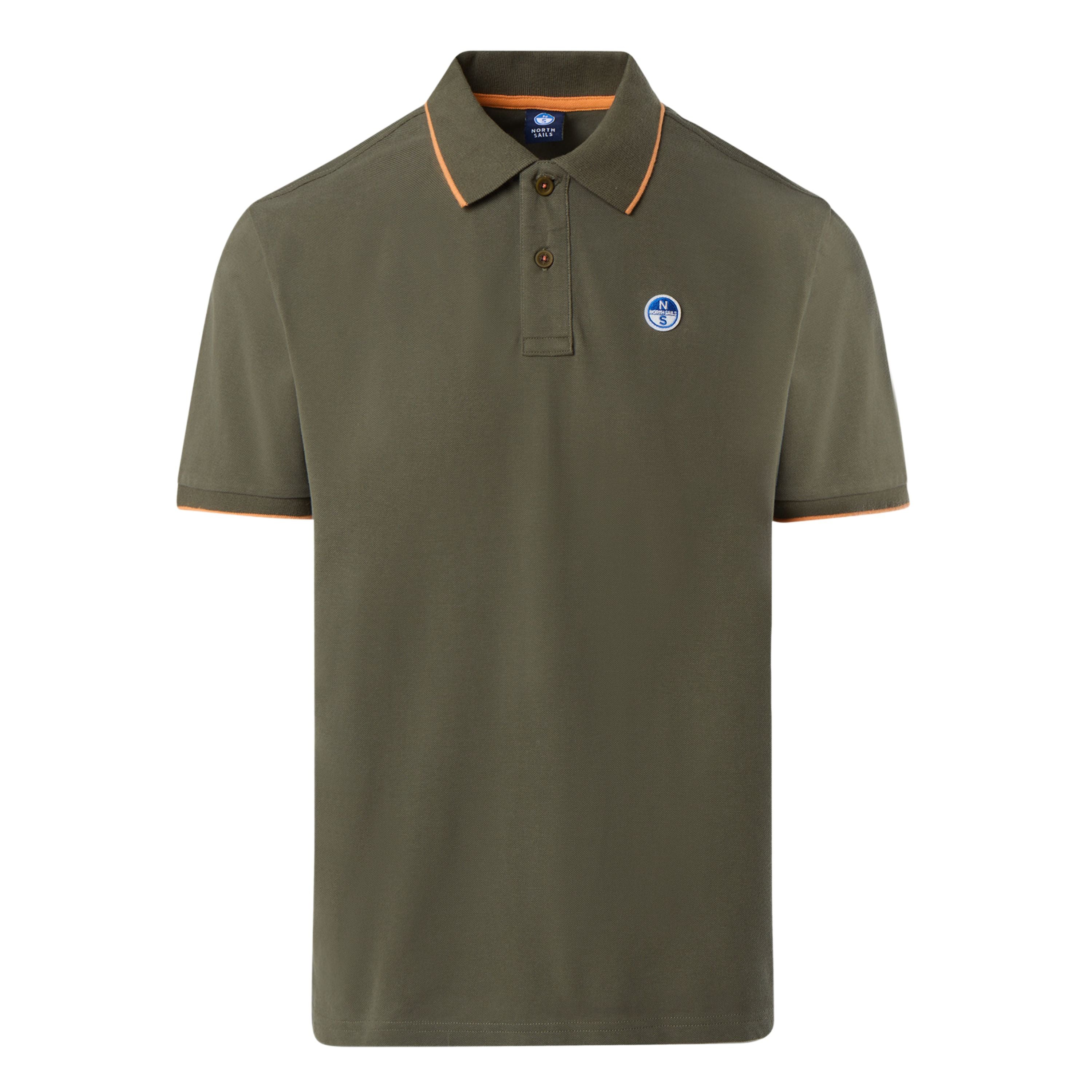 North Sails Polo maglia maglietta 692452 colletto rigato cotone biologico 0441