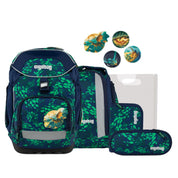 Ergobag PACK SET zaino portapenne Ergonomico Eco Resistente Acqua Sporco Firebear