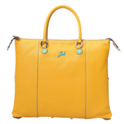 Gabs Borsa Donna trasformabile G3 PLUS L BULL BASIC Shopper Trasformabile Zaino GIALLO ORZO