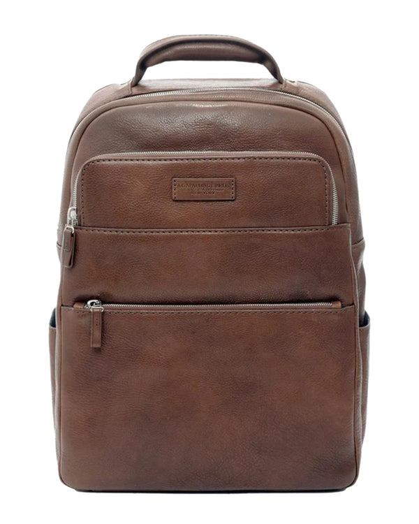 A.g.spalding&bros. Backpack 'the Yak' Limited Edition N°46 In Pelle Pregiata Marrone Unisex