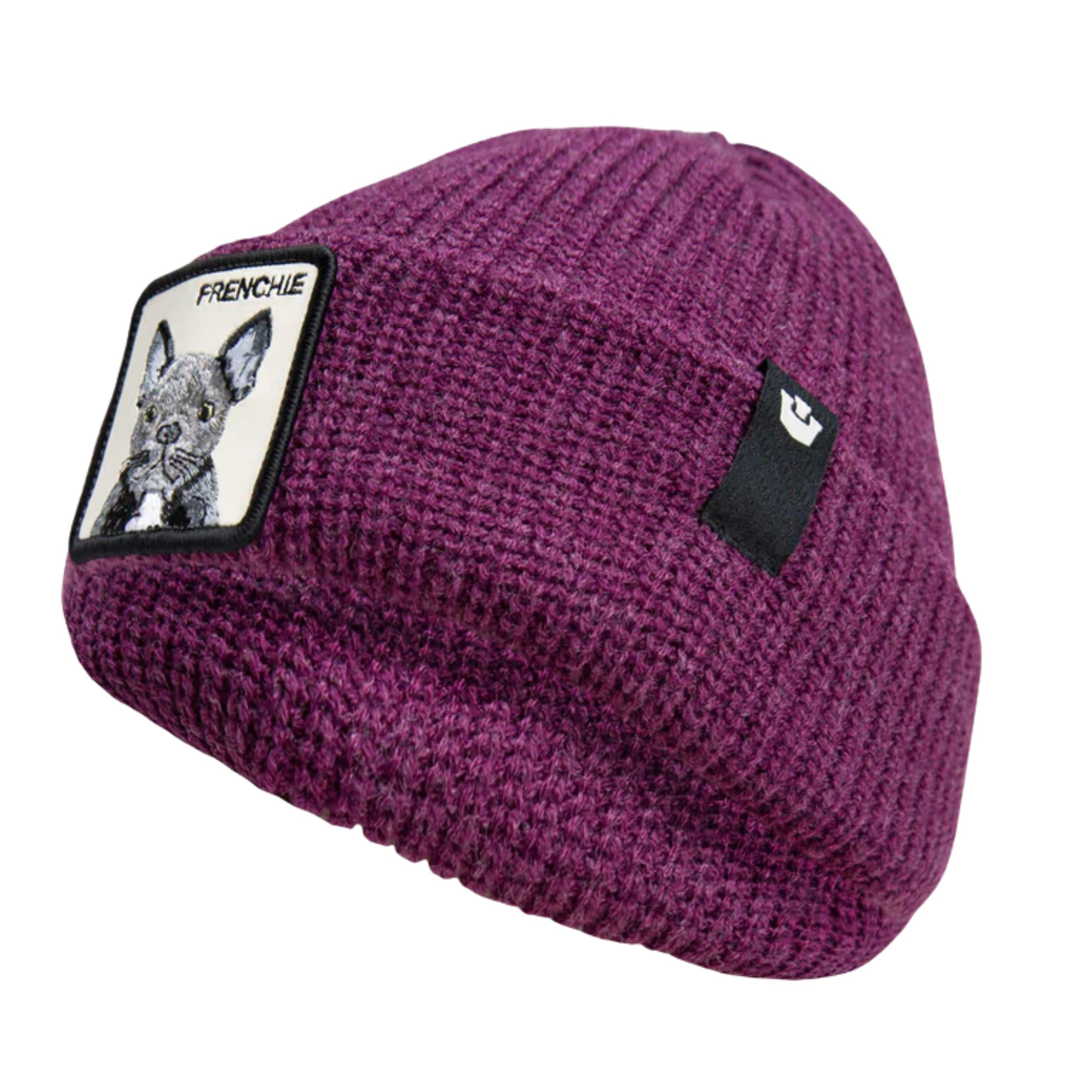 Goorin Bros. Cuffia Beanie 'The Frenchie' in Misto Acrilico Viola Desiderio Unisex