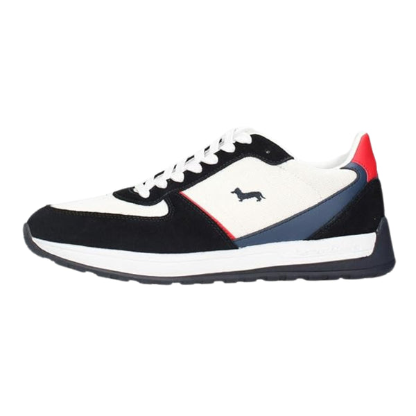 Harmont & Blaine Sneakers Pelle con Logo Bassotto Blu bianco