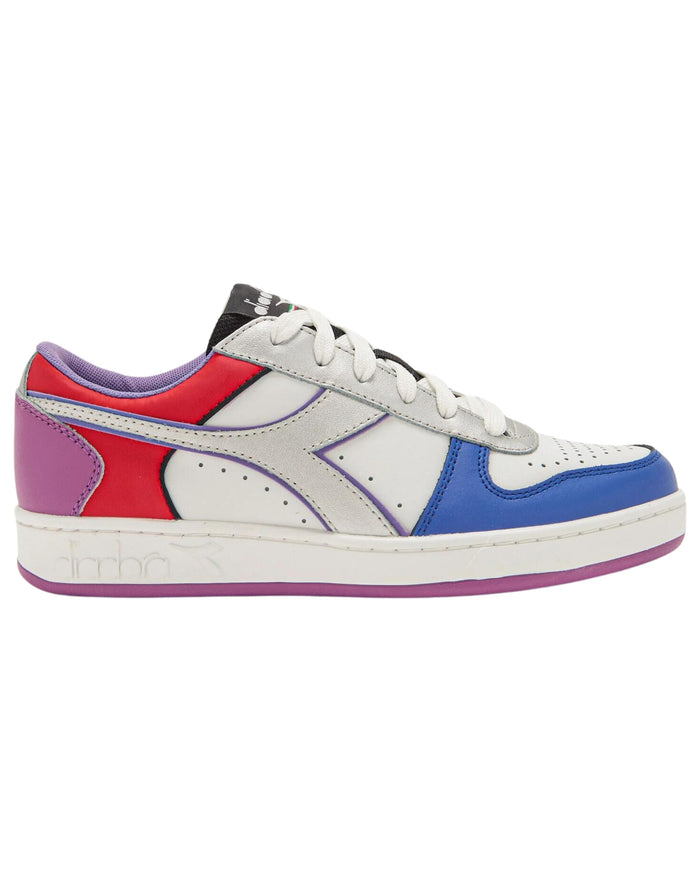 Diadora Sneakers Magic Basket Low Galaxy Similpelle Argento 1