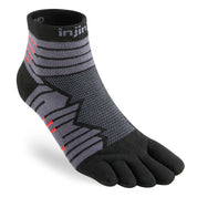 Injinji calze 5 dita da corsa Ultra Run Mini Crew Coolmax EcoMade nero
