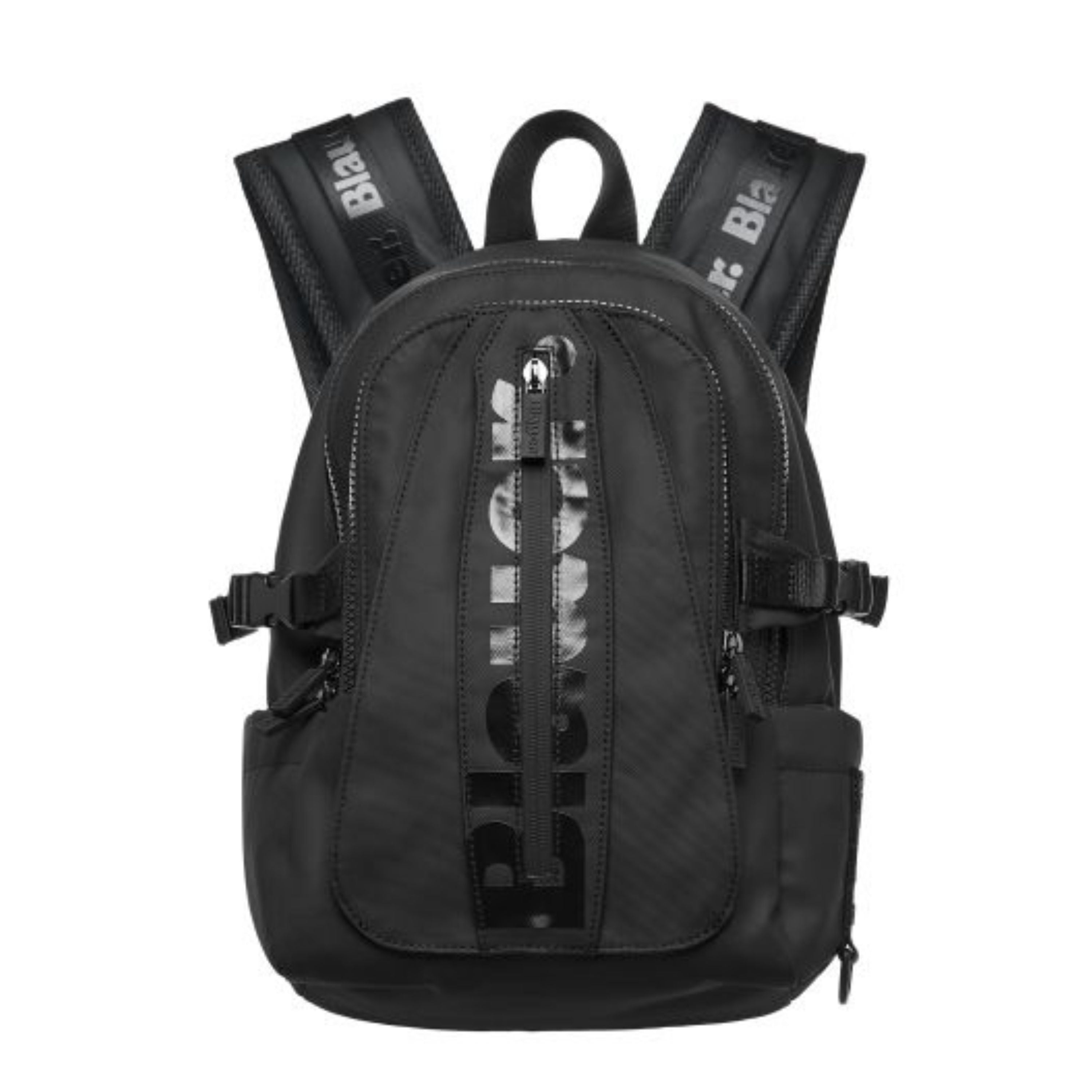 Blauer Women Unisex Cordura Nylon Backpack Basic Black Men