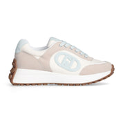 Liu Jo Scarpe Lolo 17 Sneakers in Pelle beige acqua