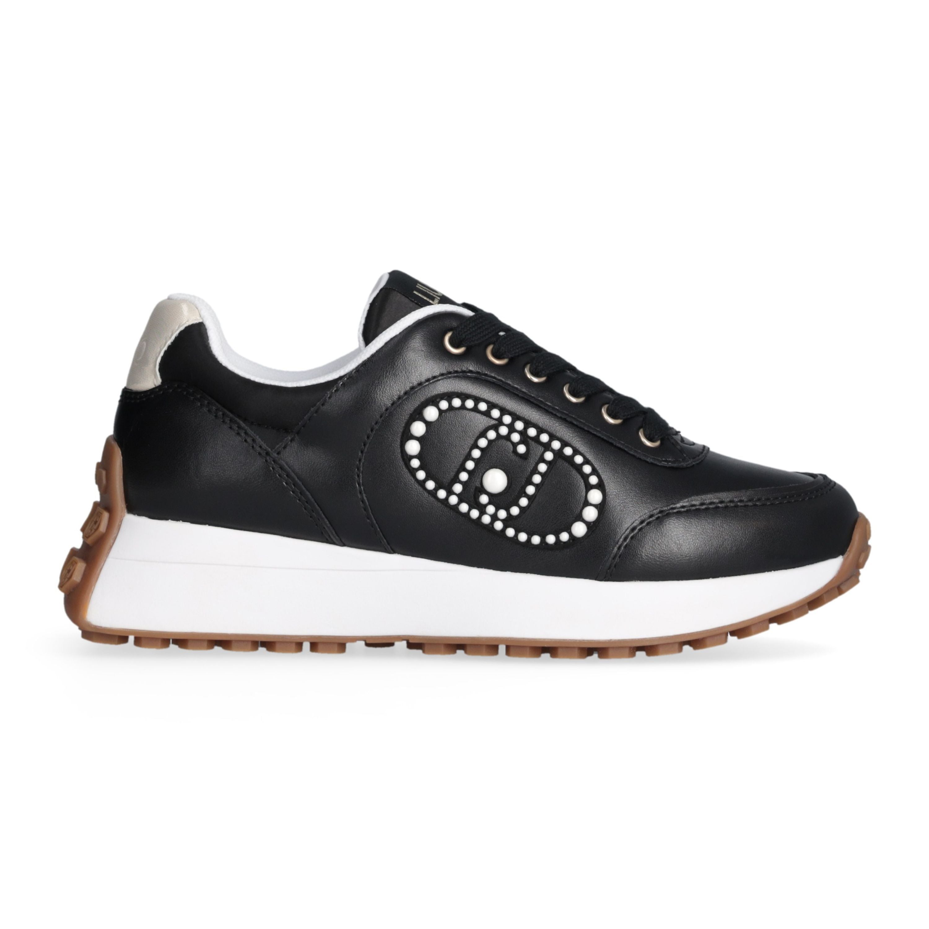 Liu Jo Scarpe Lolo 17 Sneakers in Pelle Nere black