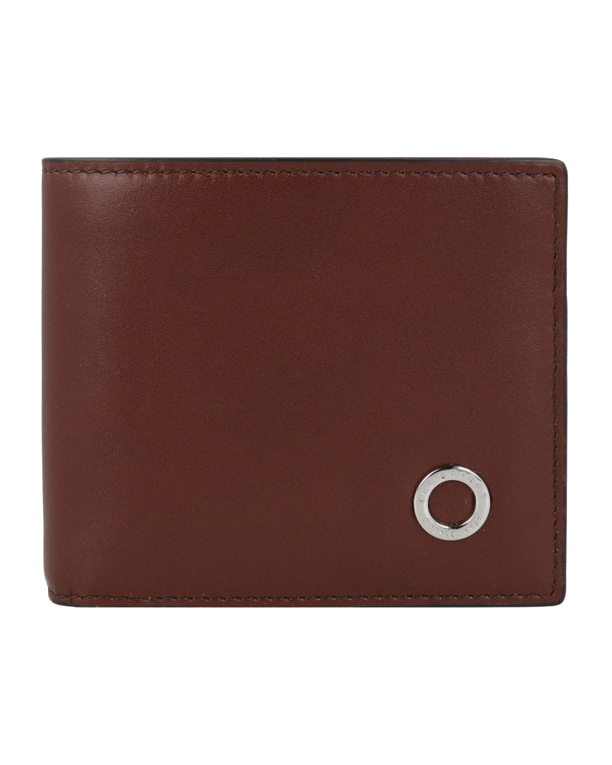 The Bridge Unisex Wallet In Cowhide And Fabric Lining Brown Men