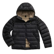 Blauer Giubbotto Piumino Corto Imbottito Acton Nero Interno Beige Uomo