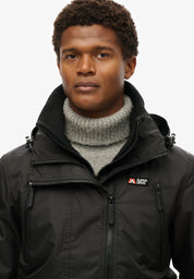 Superdry Giacca Windbreaker con Cappuccio Hooded Mountain nero