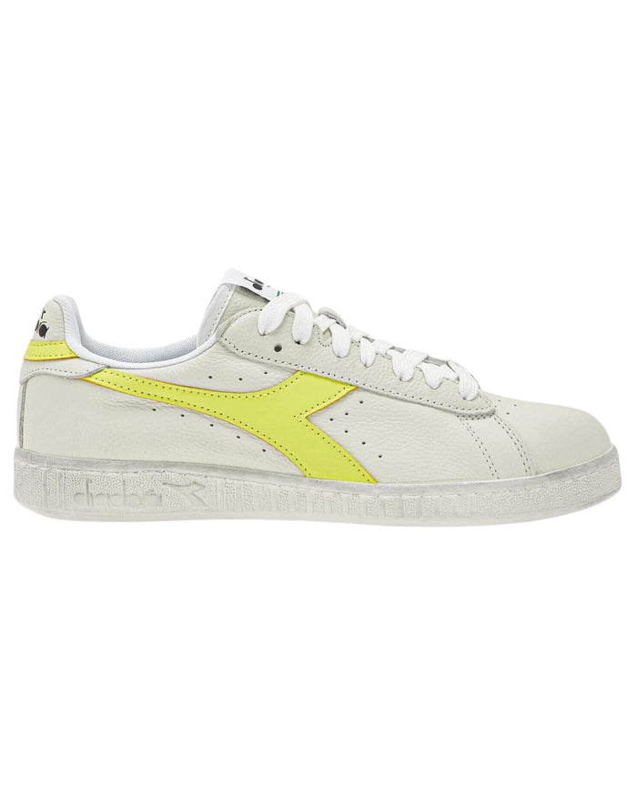 Diadora Sneakers Game L Low Fluo Waxed Pelle Bianco 1
