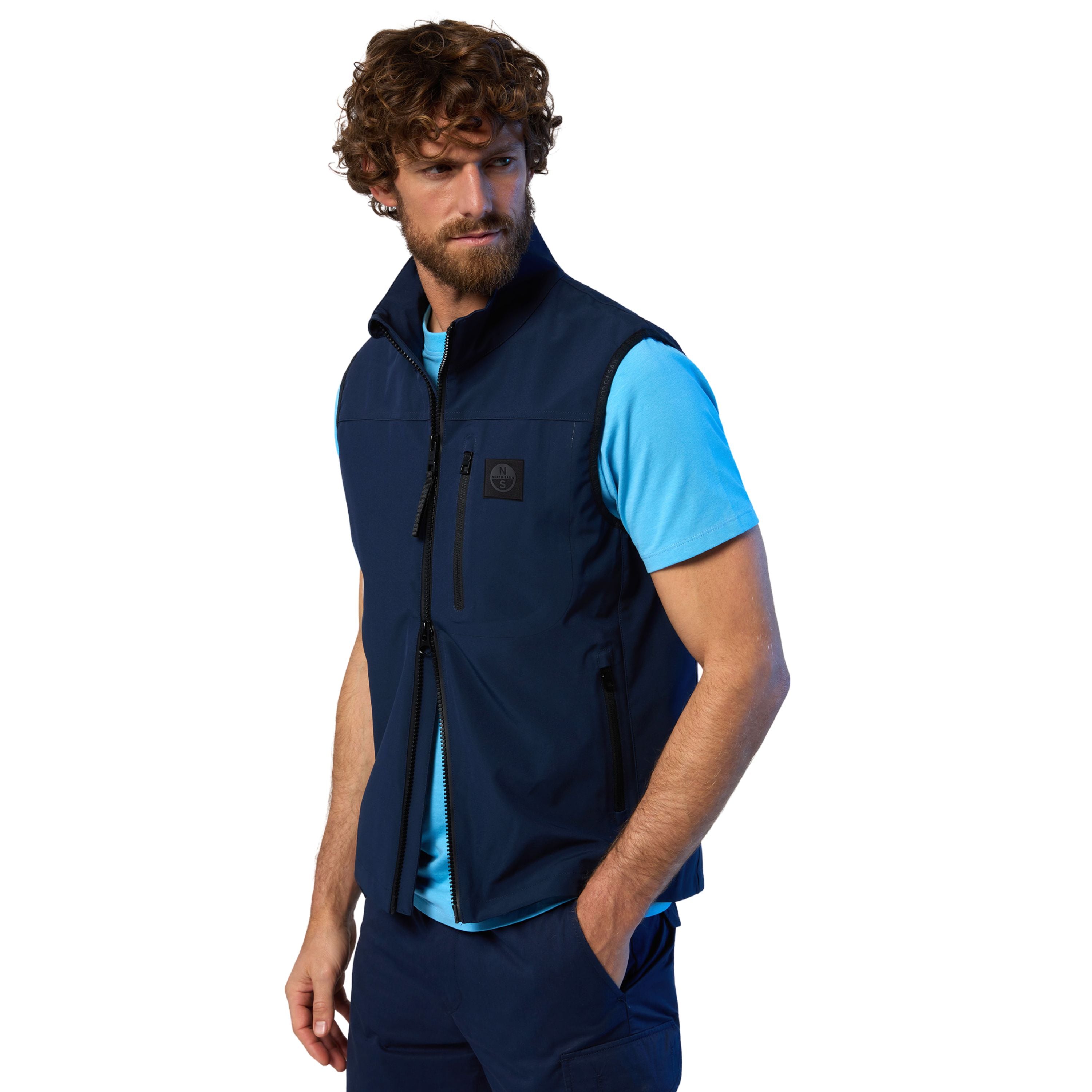 North Sails Gilet Smanicato Zip IFURU Vest tecnico outdoor antivento Tech 603035