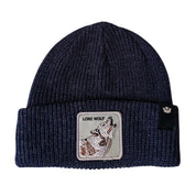Goorin Bros. Cuffia Beanie 'The Lone Wolf' in Misto Acrilico Blu Galattico Unisex