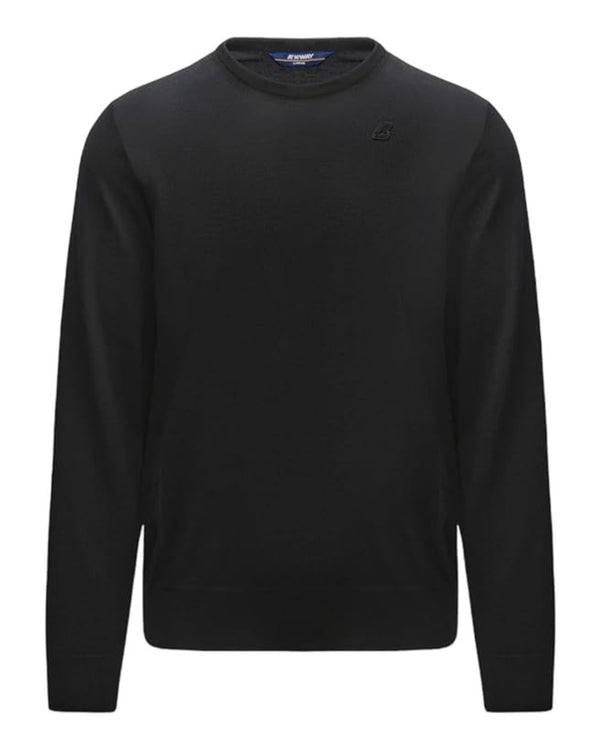 K-way Sebastien Man In Merino Wool Black Men