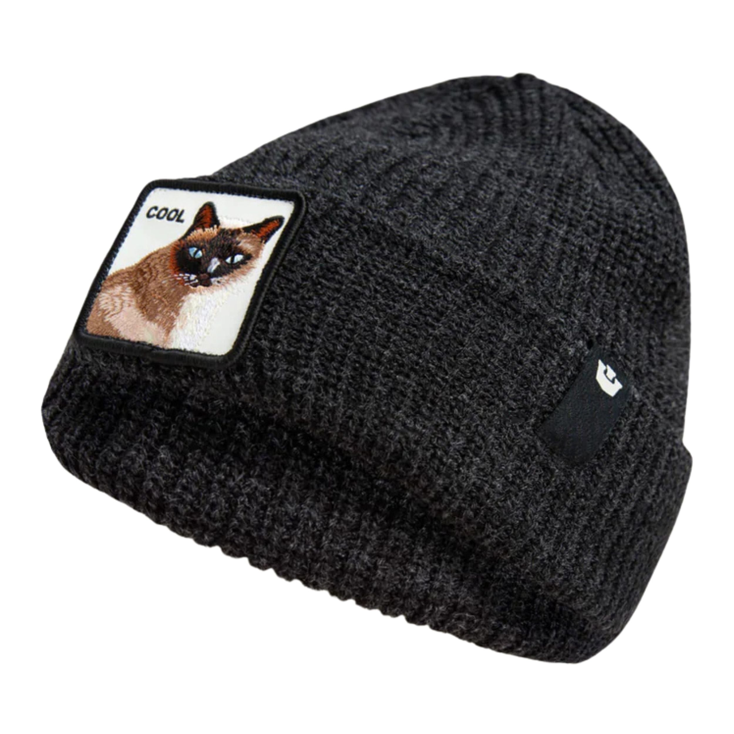 Goorin Bros. Cuffia Beanie 'Cool Cat' in Misto Acrilico Nero Unisex