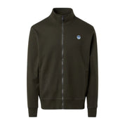 North Sails Felpa manica lunga BASIC FULL ZIP SWEATSHIRT verde militare 691256-0437