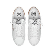 2Star Scarpe Sneakers Made in Italy artigianali PRIME STAR Pelle donna Bianco rame