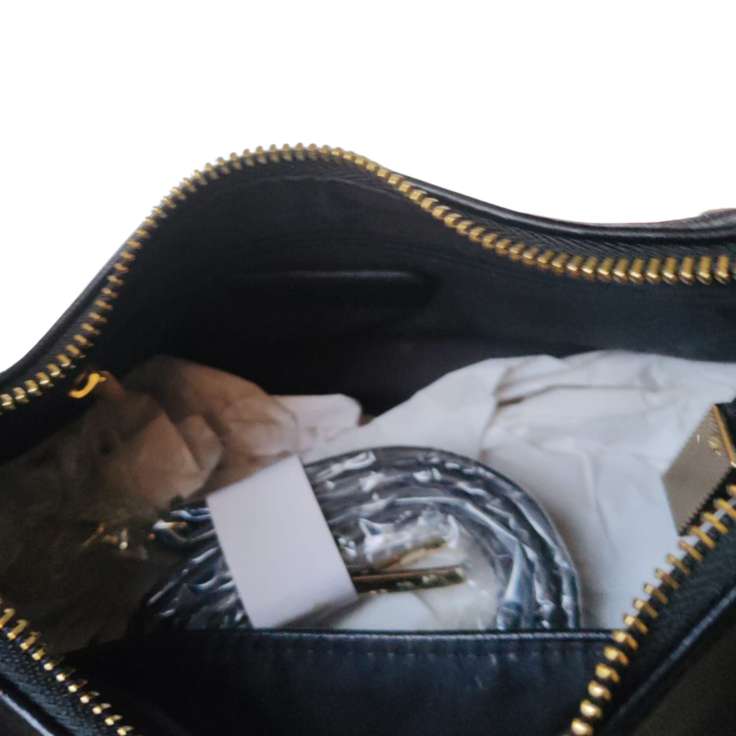 Gaelle Borsa Hobo in Ecopelle Bottalato Nero Donna GAACW02325