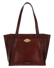 The Bridge Shopping In Leather Barbara Line Brown Woman