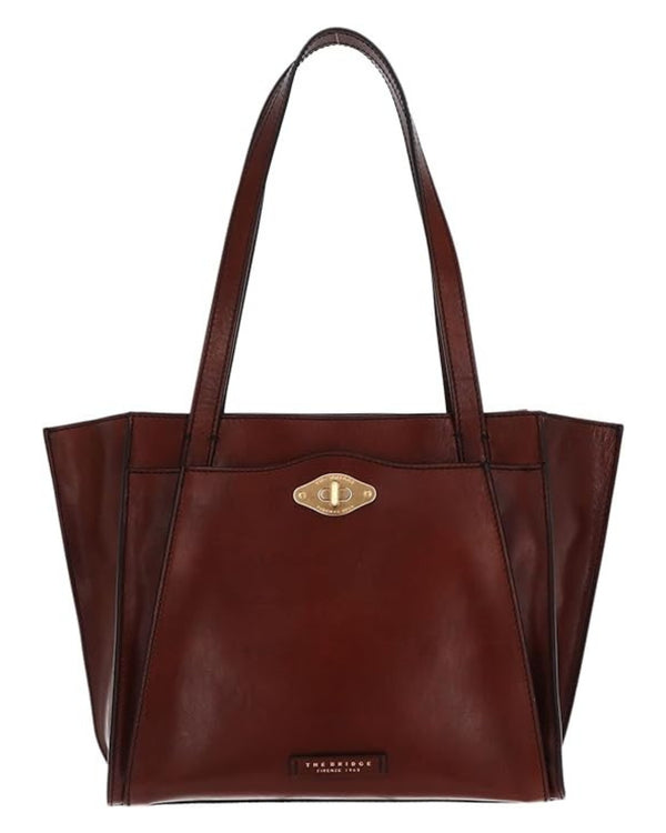 The Bridge Shopping In Leather Barbara Line Brown Woman