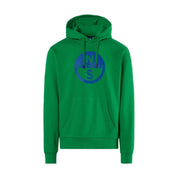 North Sails Felpa manica lunga girocollo Hoodie SWEATSHIRT Big Logo 691223 verde