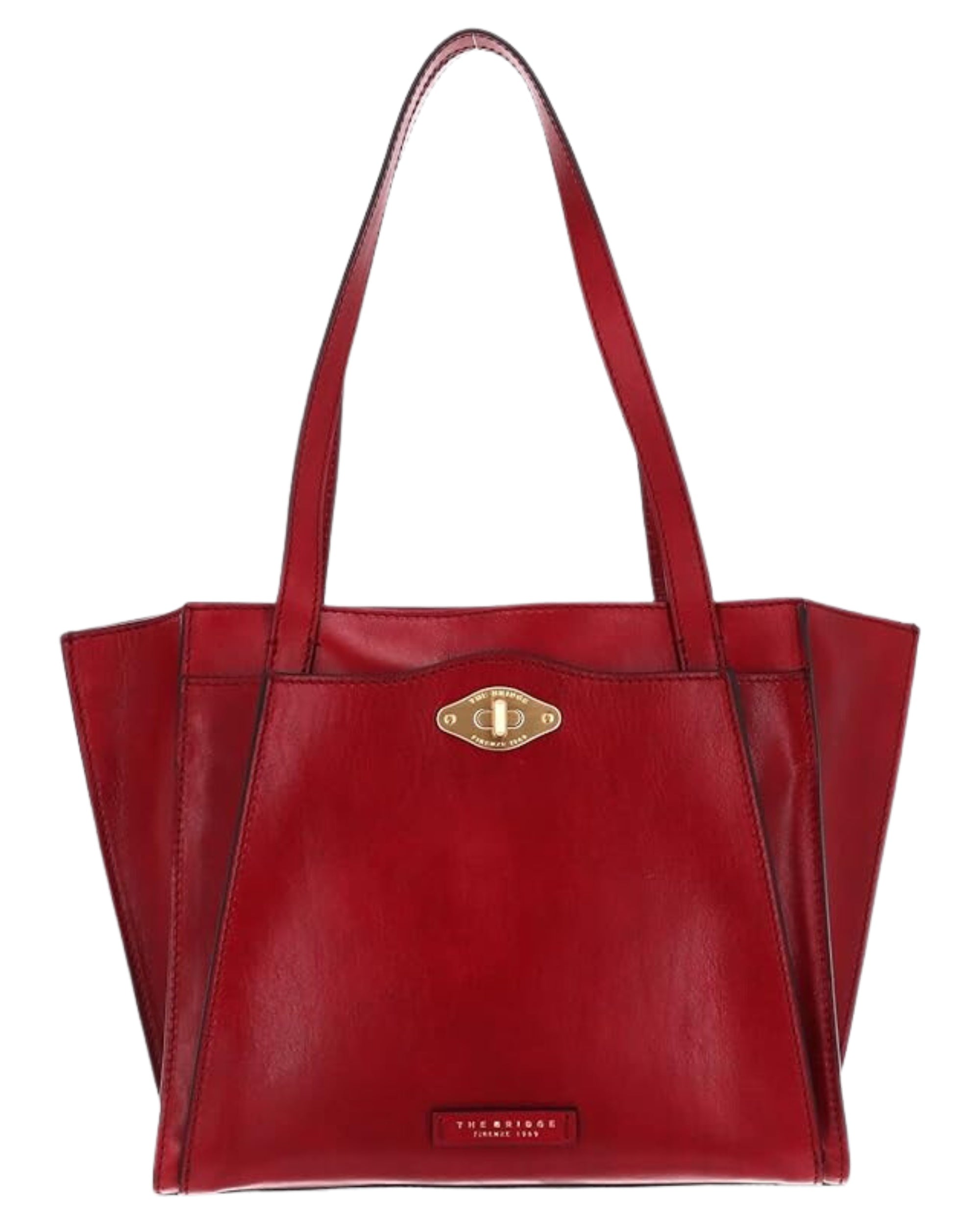 The Bridge Shopping In Leather Barbara Line Red Woman