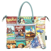 Gabs G3 Plus M Basic Borsa Zaino Trasformabile Hobo Shopper Tote Bauletto in Pelle Stampa 601