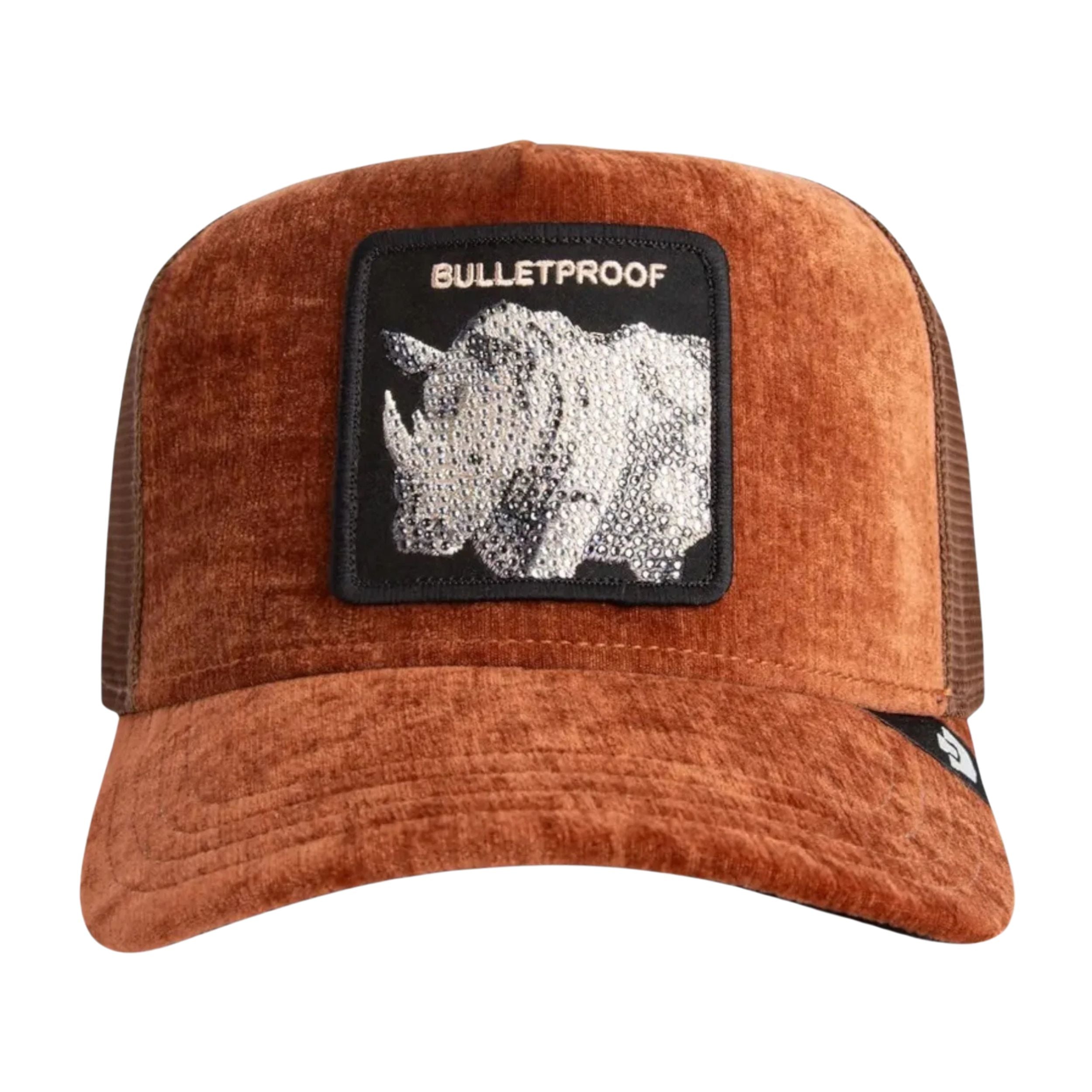 Goorin Bros. Cappellino Trucker Cap Invernale Iced Rinoceronte Marrone Unisex