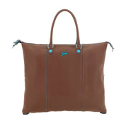 Gabs G3 Plus M Basic Borsa Zaino Trasformabile Hobo Shopper Tote Bauletto in Pelle Cuoio Scuro