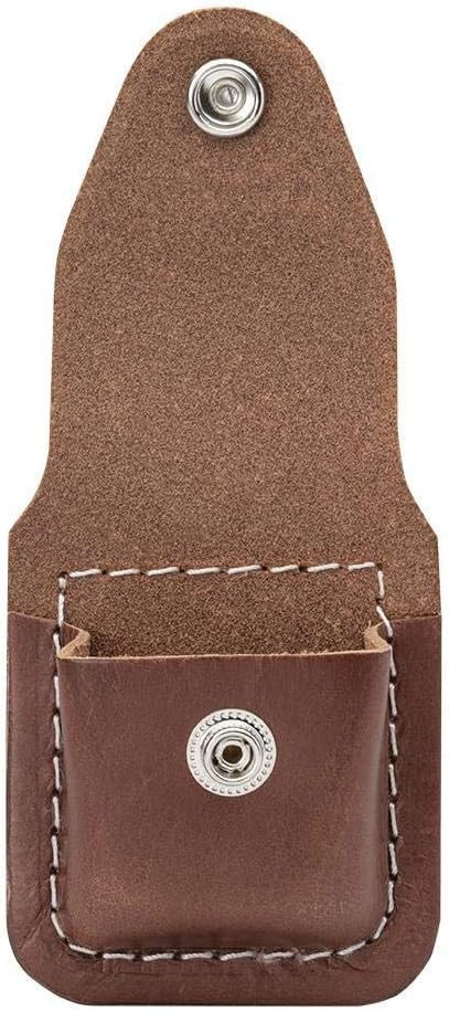 Zippo With Clip Brown Unisex