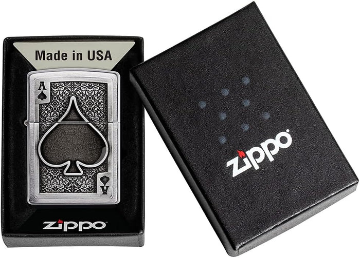 Zippo Antivento Ricaricabile Made In Usa Placca Argento Unisex 5