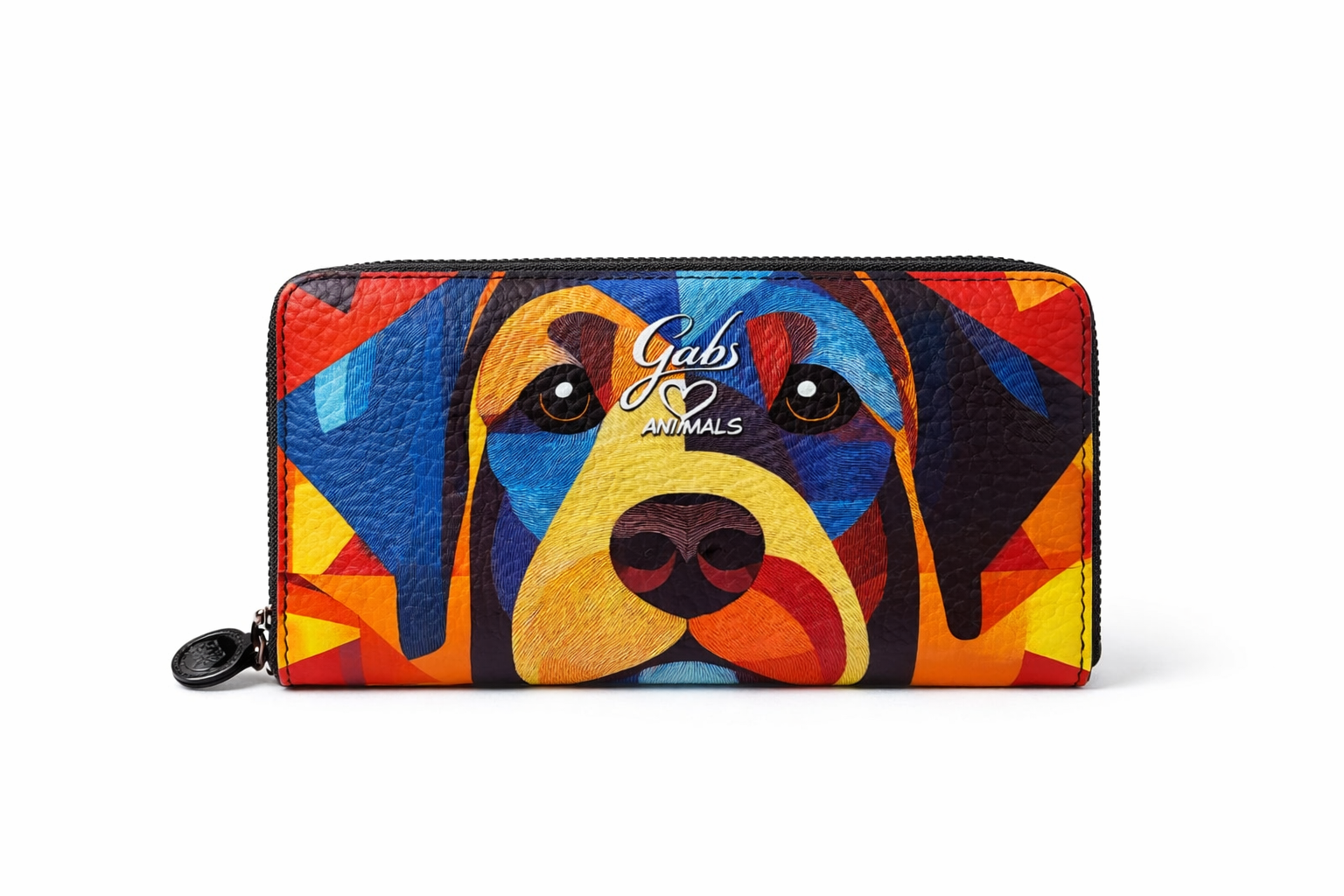 Gabs Portafoglio portamonete slot card zip around Pelle Gmoney17 Bull TRIP - BRACCO ROSSO