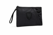 Blauer Borsa Pochette TARO Clutch Donna Uomo sling polso 27x18 cm nylon nero black