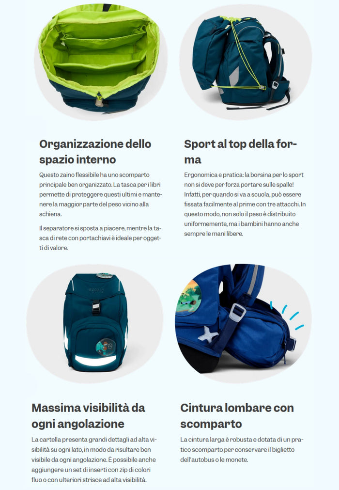 Ergobag Personalizzabile Ergonomico Eco 20 Litri Nero Bambino 6