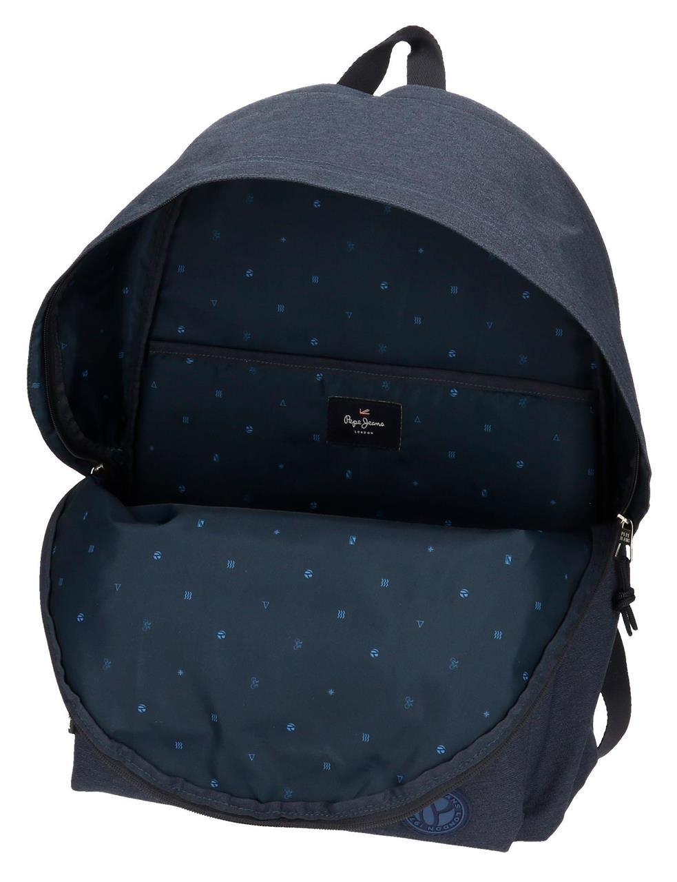 Pepe Jeans Con Ruote Trolley Blu Unisex