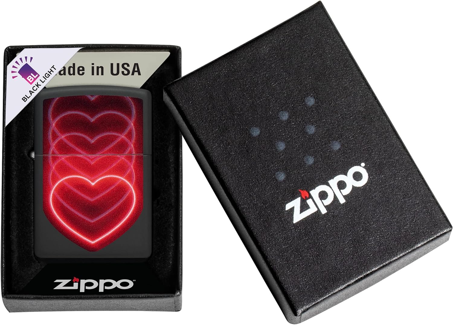 Zippo Lighter Glow in the Dark Rechargeable Multicolor Unisex