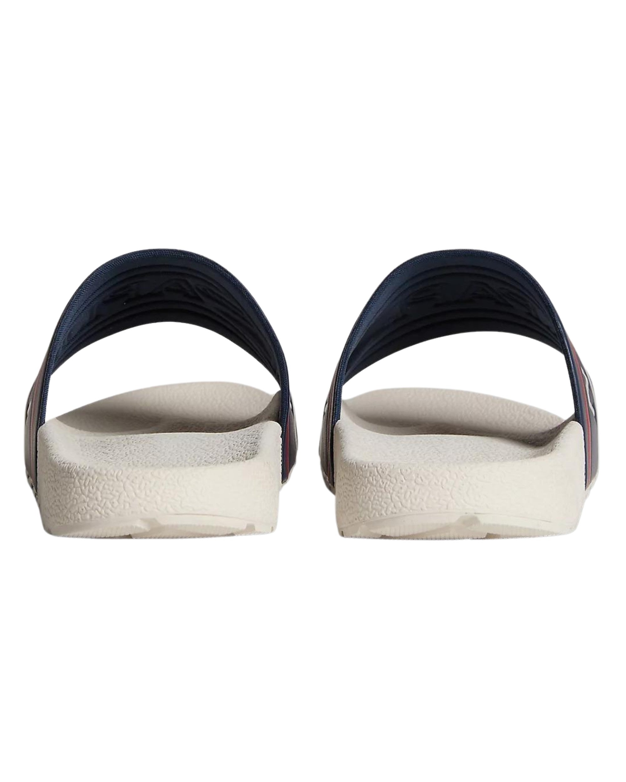 Napapijri Stream Stripes Slipper White Polyurethane