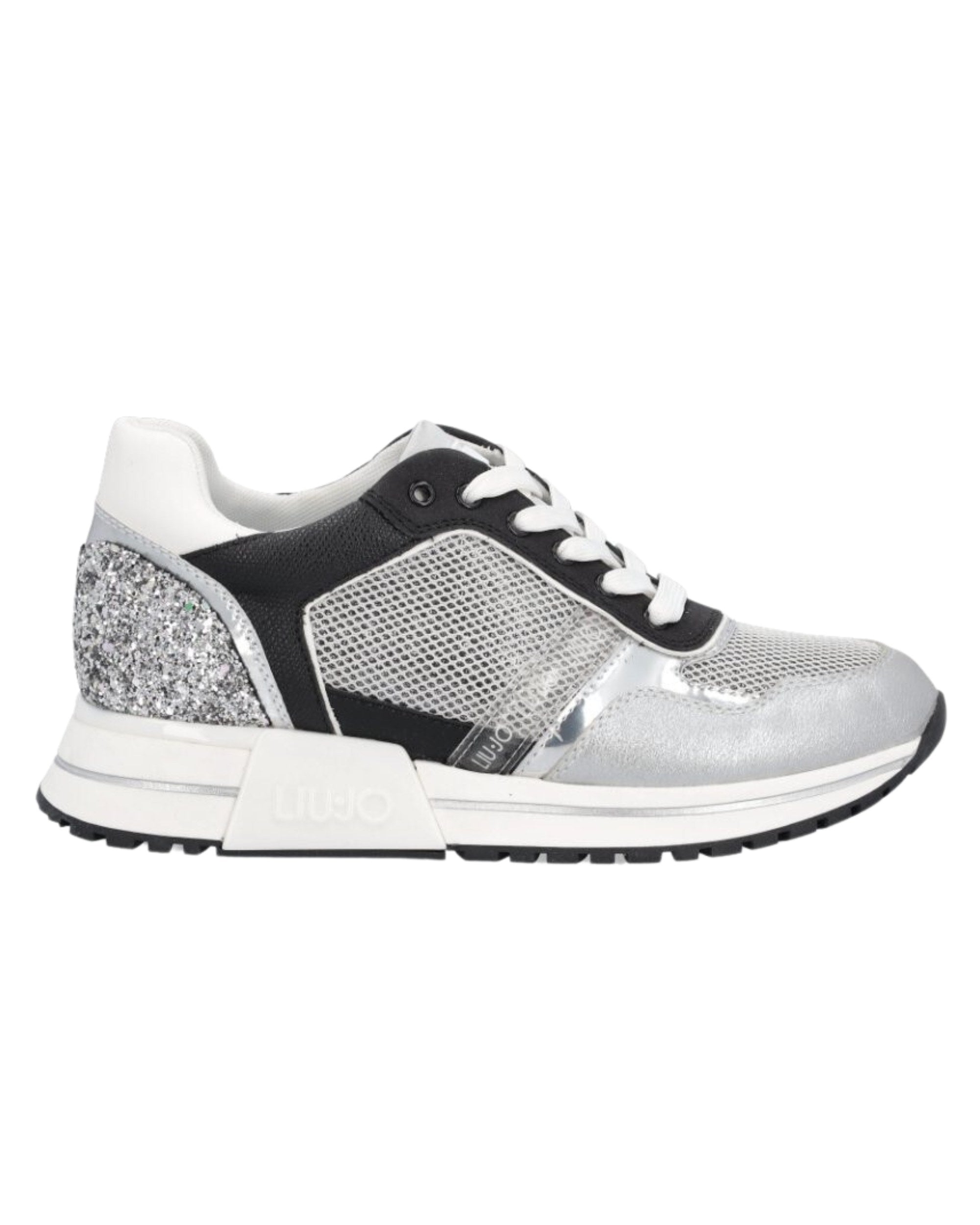 Liu Jo Sneakers Kiss 03 Similpelle Argento