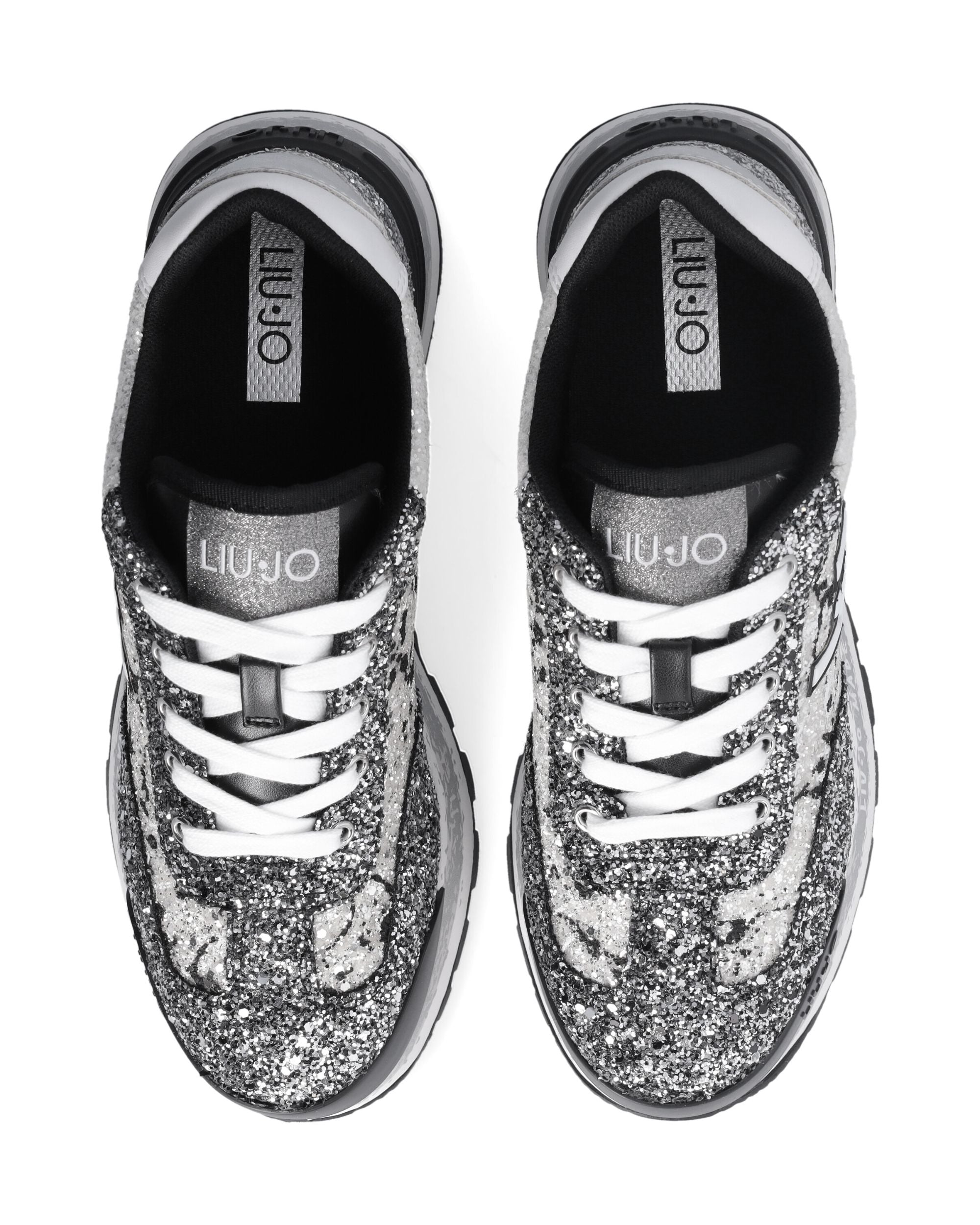 Liu Jo Sneakers Pelle Argento Donna