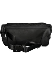 Piquadro Small Leather And Fabric Bag 40x15x5 Cm Black Men